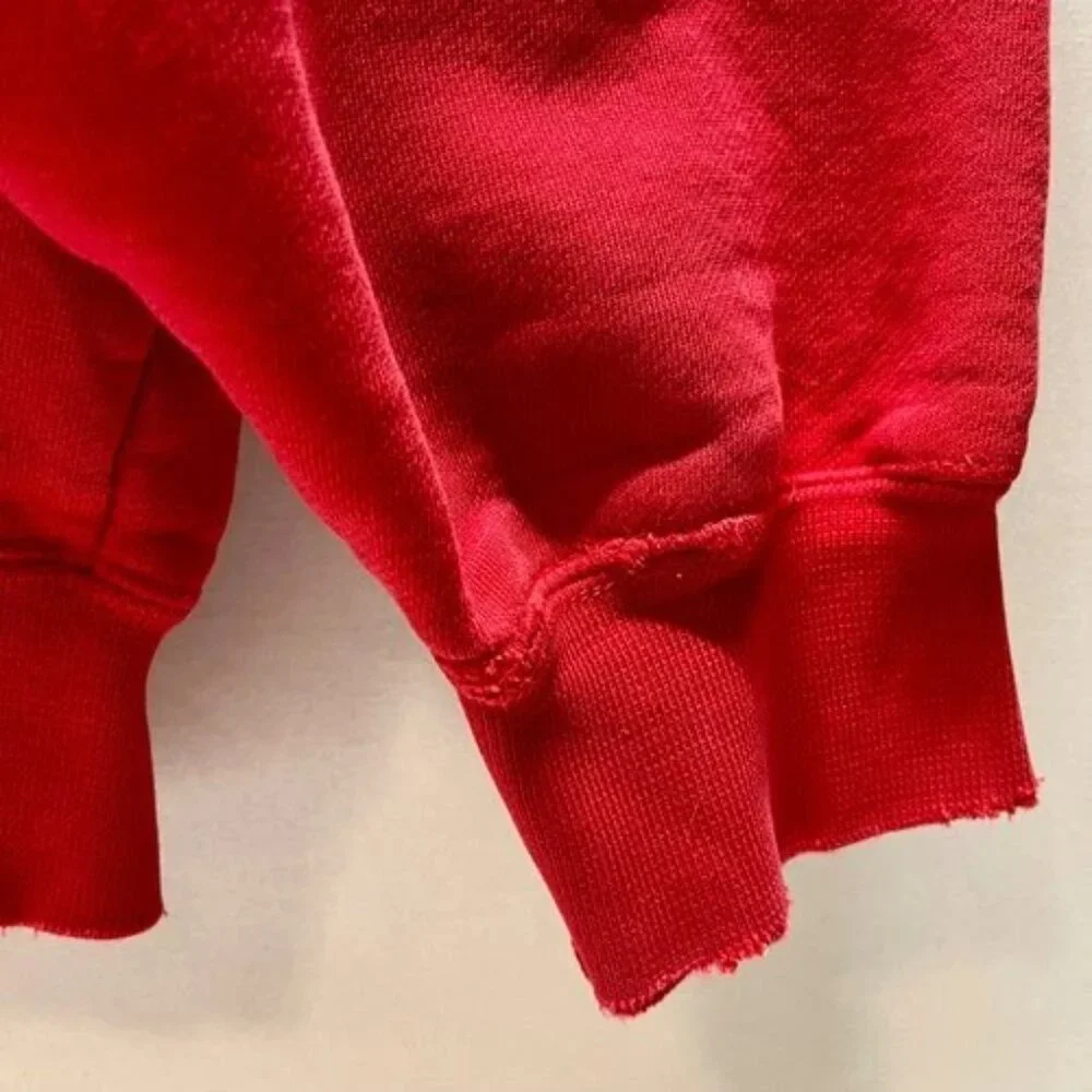 Vintage Nebraska Cornhuskers Sweatshirt Men's XXL Red 90s Gear For Sports Cotton - Picture 8 of 16